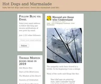 Hotdogsandmarmalade.com(Salty like hot dogs (and tears)) Screenshot