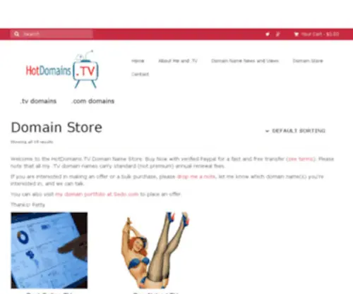 HotDomains.tv(HotDomains) Screenshot