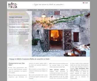 Hote-Italia.com(Chambres d'hôtes Italie) Screenshot