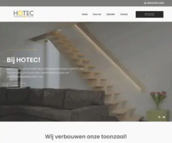 Hotec.be(Houten trappen) Screenshot