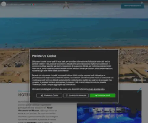 Hotel-Alexander.net(Hotel 3 Stelle a Bibione Vicino al Mare con Piscina) Screenshot