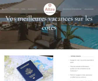 Hotel-Alizes-Bordeaux.com(Hôtel Les Alizés) Screenshot