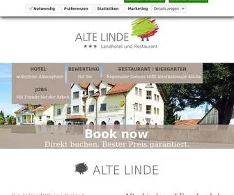 Hotel-Altelinde.de(ALTE LINDE Landhotel & Restaurant) Screenshot