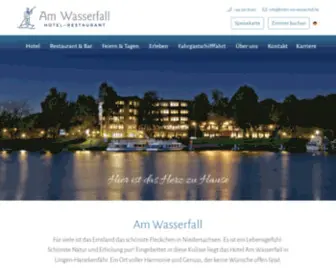 Hotel-AM-Wasserfall.de(Hotel am Wasserfall Lingen) Screenshot