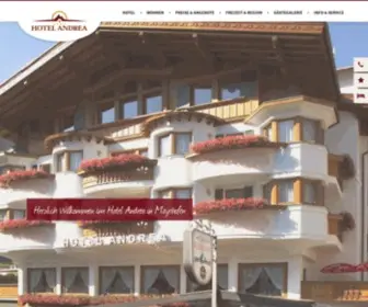 Hotel-Andrea.com(4* Hotel Andrea Mayrhofen) Screenshot