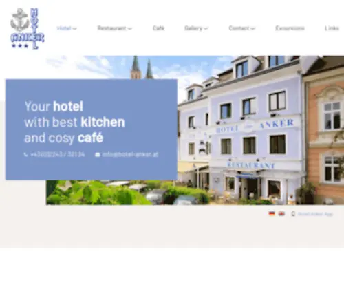 Hotel-Anker.at(Hotel Anker in Klosterneuburg) Screenshot