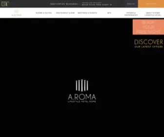 Hotel-Aroma.com(Hotel A.Roma Lifestyle) Screenshot