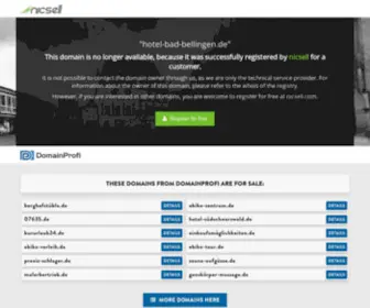 Hotel-Bad-Bellingen.de(This domain has been registered for a customer by nicsell) Screenshot