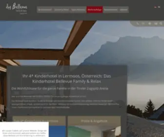 Hotel-Bellevue.at(Kinderhotel & Familienhotel Tirol) Screenshot