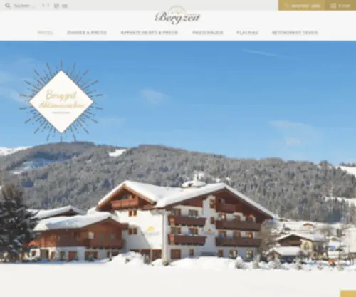 Hotel-Bergzeit.com(Flachau Hotel Berg7eit) Screenshot