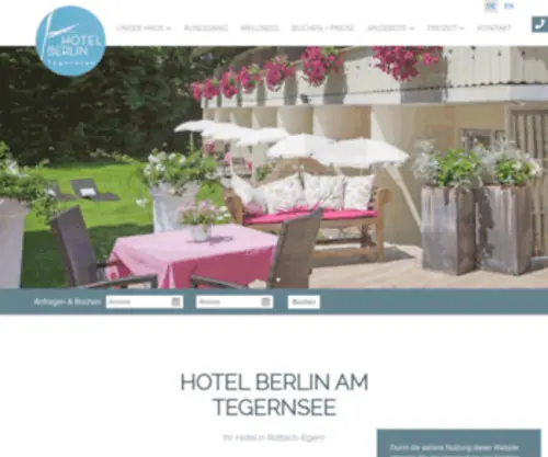 Hotel-Berlin-Tegernsee.de(Hotel Rottach) Screenshot