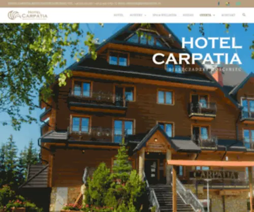 Hotel-Carpatia.pl(Hotel Carpatia Bieszczadzki Gościniec) Screenshot