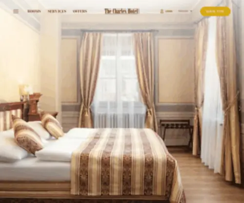 Hotel-Charles.cz(The Charles Hotel Prague) Screenshot