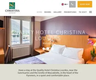 Hotel-Christina-Lourdes.com(QUALITY HOTEL CHRISTINA LOURDES) Screenshot