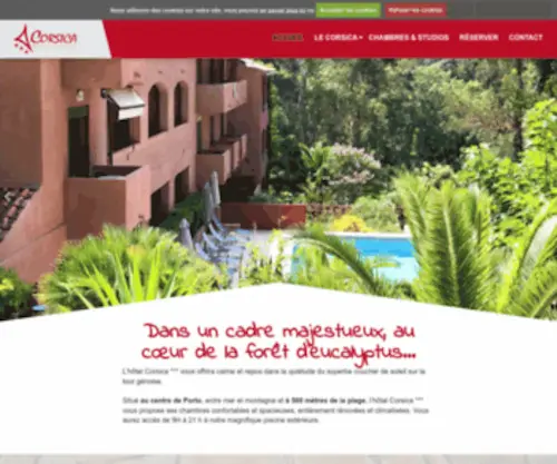 Hotel-Corsica-Porto.com(Hôtel Corsica) Screenshot