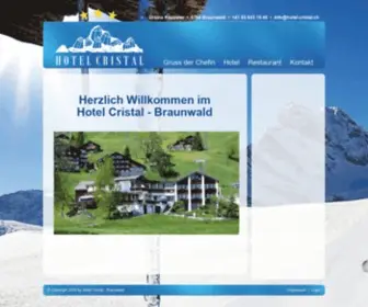 Hotel-Cristal.ch(Hotel Cristal) Screenshot