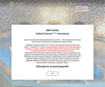Hotel-Crocus.eu(Hotel Crocus) Screenshot