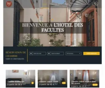 Hotel-Des-Facultes.com(Hotel 1 étoile à Lyon) Screenshot