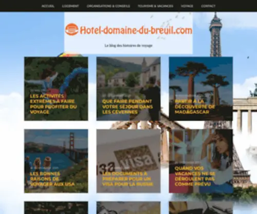 Hotel-Domaine-DU-Breuil.com(Le blog des histoires de voyage) Screenshot
