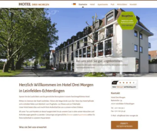 Hotel-Drei-Morgen.de(Hotel Drei Morgen) Screenshot