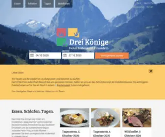 Hotel-Dreikoenige.ch(Drei Könige) Screenshot