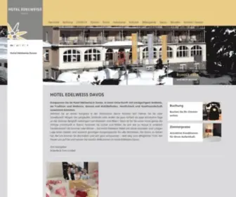 Hotel-Edelweiss-Davos.ch(Hotel Edelweiss Davos) Screenshot