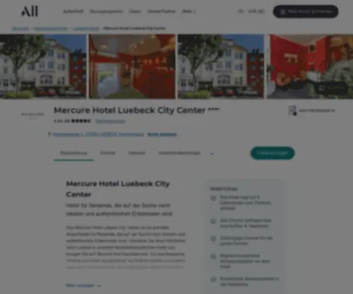 Hotel-Excelsior-Luebeck.de(Mercure Hotel Lübeck City Center) Screenshot
