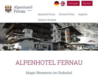 Hotel-Fernau.at(Hotel Fernau) Screenshot