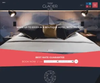 Hotel-Glacier.ch(Boutique Hotel & Restaurant Glacier) Screenshot