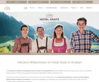 Hotel-Gratz.at(Hotel Gratz in Großarl) Screenshot