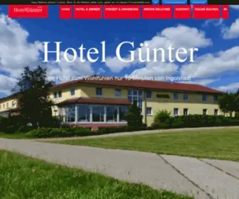 Hotel-Guenter.de(Hotel Günter Hotel Lenting Ingolstadt) Screenshot