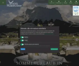 Hotel-Hubertushof.com(Sommer in Lermoos) Screenshot