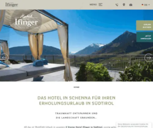 Hotel-Ifinger.it(Hotel Ifinger) Screenshot