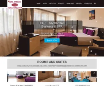 Hotel-Kardjali.com(Хотел & ресторант Кърджали) Screenshot