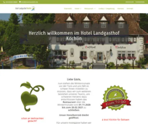 Hotel-Koechlin.de(Restaurant) Screenshot