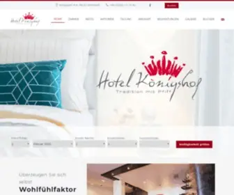 Hotel-Koenigshof.com(Hotel Königshof in Dortmund) Screenshot