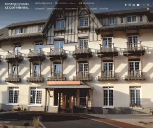 Hotel-Lecontinental.com Screenshot