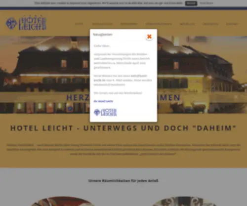 Hotel-Leicht.de(Hotel Leicht) Screenshot