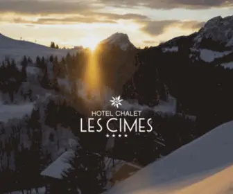 Hotel-Les-Cimes.com(SITE OFFICIEL) Screenshot