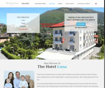 Hotel-Luna.ch(Official Hotel Luna Ascona website) Screenshot