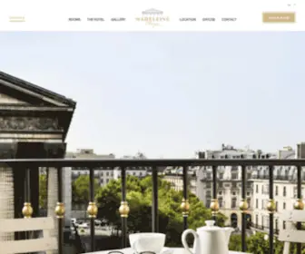 Hotel-Madeleine-Paris.fr(Hotel Madeleine Plaza) Screenshot