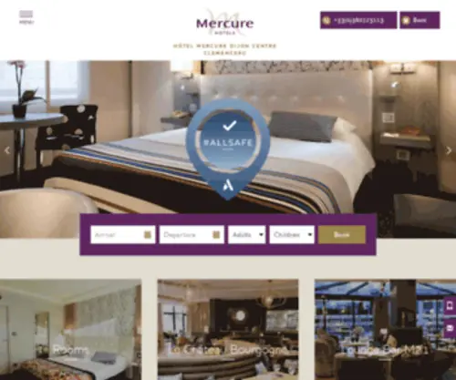 Hotel-Mercure-Dijon.com(Hôtel) Screenshot