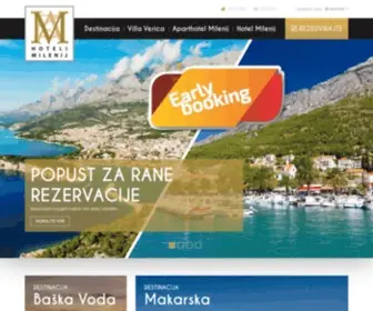 Hotel-Milenij.com(Hoteli Milenij) Screenshot