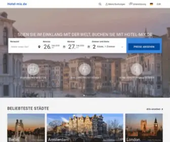 Hotel-Mix.de(Online Hotelreservierung) Screenshot