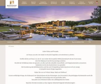 Hotel-Mooshof.de(Sterne Superior Wellness & Spa Resort Mooshof in Bayern) Screenshot