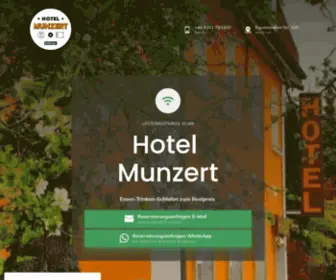 Hotel-Munzert.de(Hotel & Restaurant Munzert) Screenshot