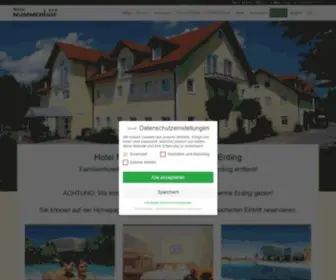 Hotel-Nummerhof.de(Familienfreundliches Hotel in Erding nahe der Therme) Screenshot