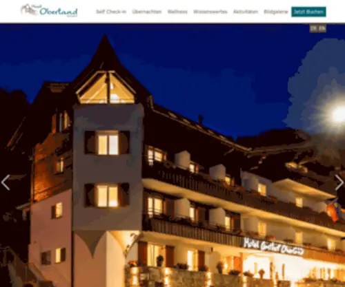 Hotel-Oberland.li(Hotel Oberland Triesenberg) Screenshot