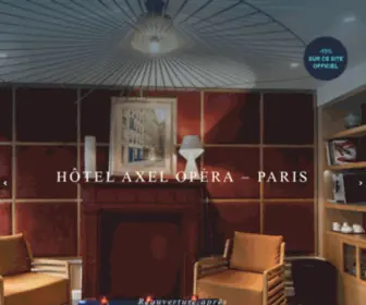 Hotel-Paris-Axel.com(Hotel Maison Axel) Screenshot