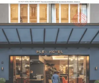 Hotel-Paris-Honore.com(Pley Hotel) Screenshot